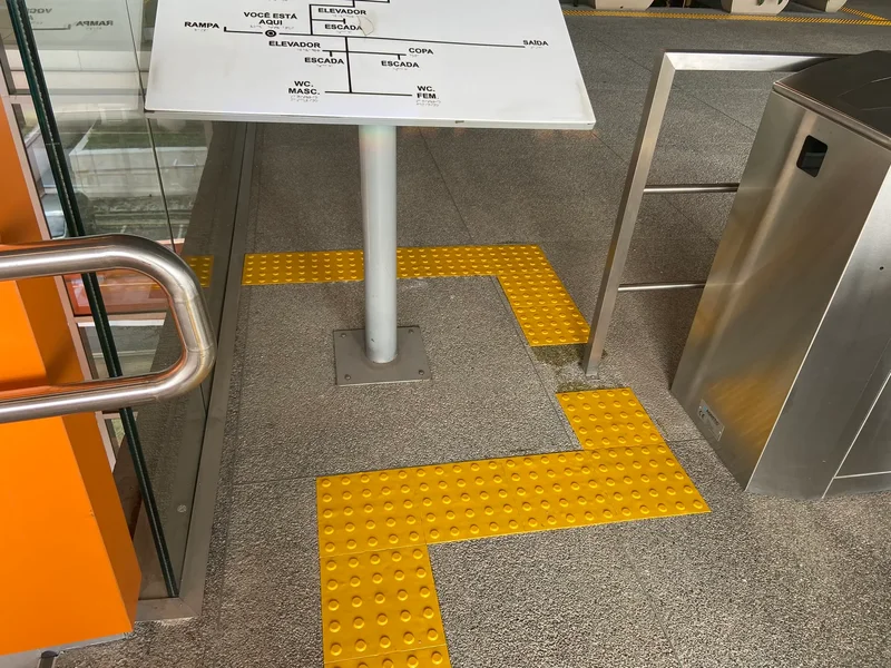 Ilustração sobre acessibilidade em projetos de arquitetura