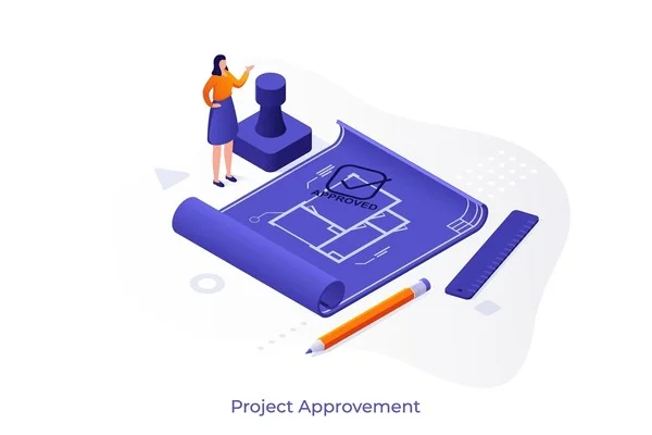 Ilustração sobre aprovacao de projetos na prefeitura