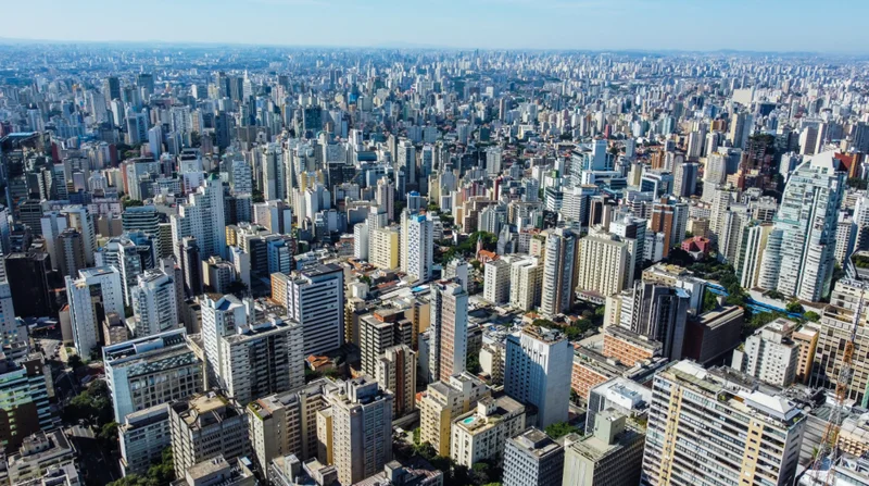 Maquete de um edifício moderno