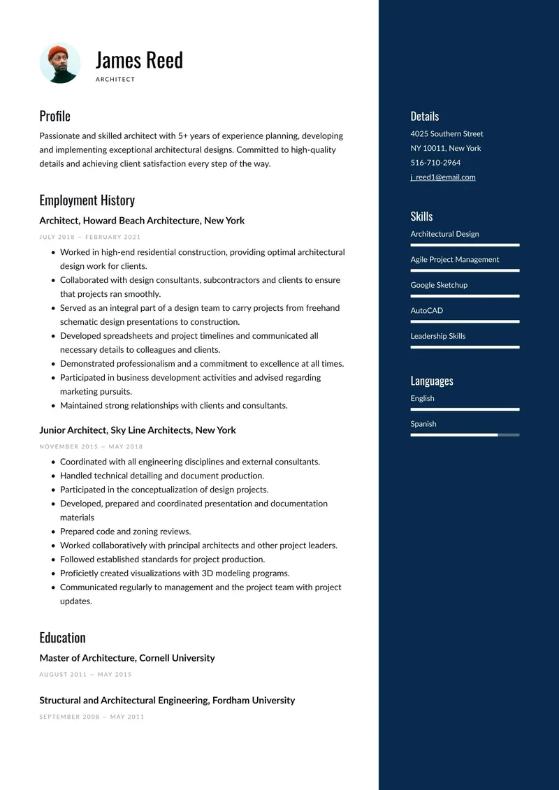 Como Criar Um Curriculo De Arquitetura Para Impressionar Os Recrutadores