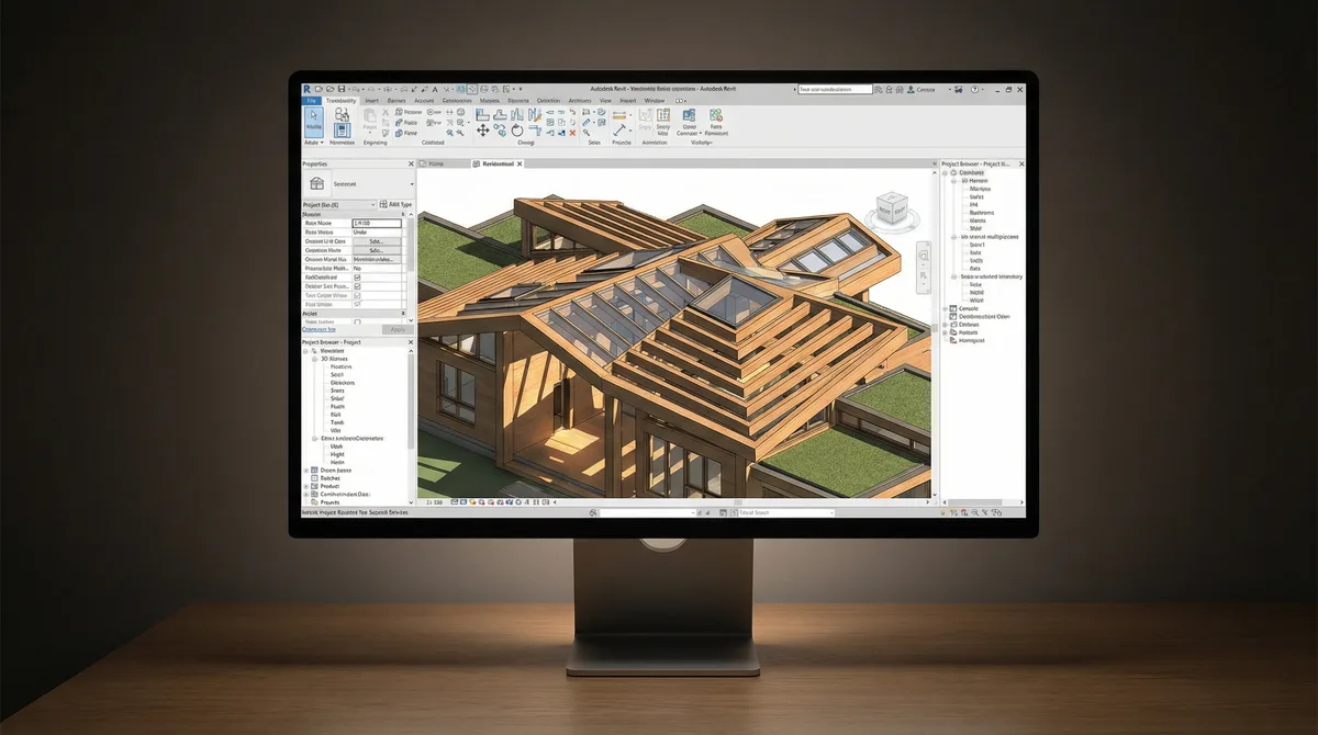 Como Fazer Telhado no Revit: O Guia Completo para 2026
