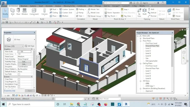 Como Fazer Telhado No Revit