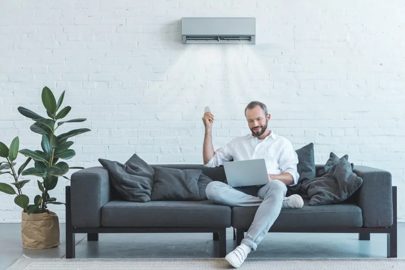 Ambiente interno com controle de temperatura e ventilação natural
