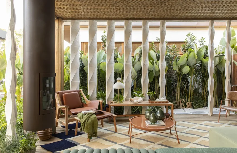 Detalhes sobre design biofilico