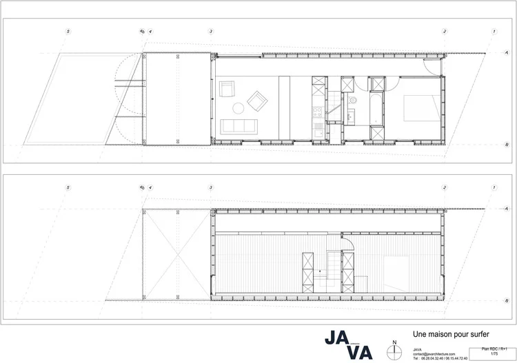 Uma montagem de imagens mostrando diferentes escalas de projeto, desde um mapa urbano até um detalhe construtivo.