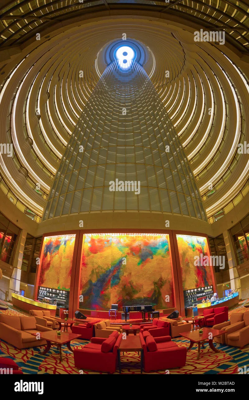 Ilustração sobre jin mao tower um icone da arquitetura contemporanea