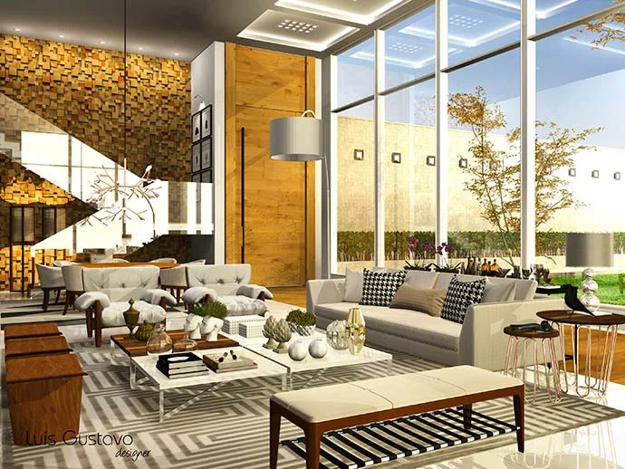 Interface do software Promob com projeto 3D