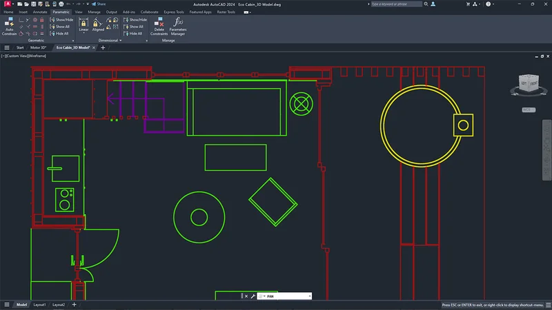 Ilustração sobre para que serve o autocad