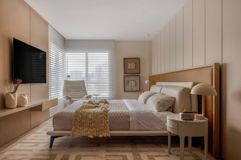 Exemplo de projeto arquitetônico de quarto