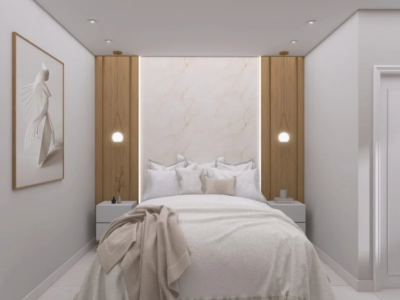 Exemplos de revestimentos para quartos