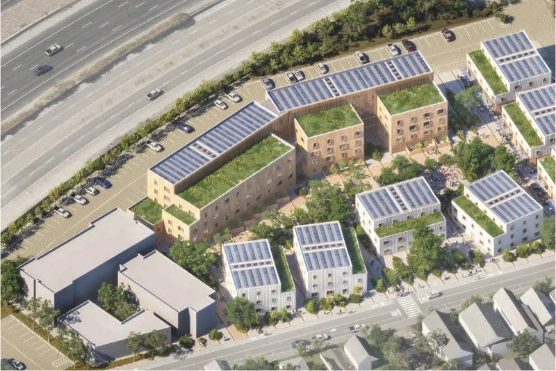 Caixa de ferramentas de um arquiteto contendo ícones do SketchUp, Revit, AutoCAD e outros softwares.